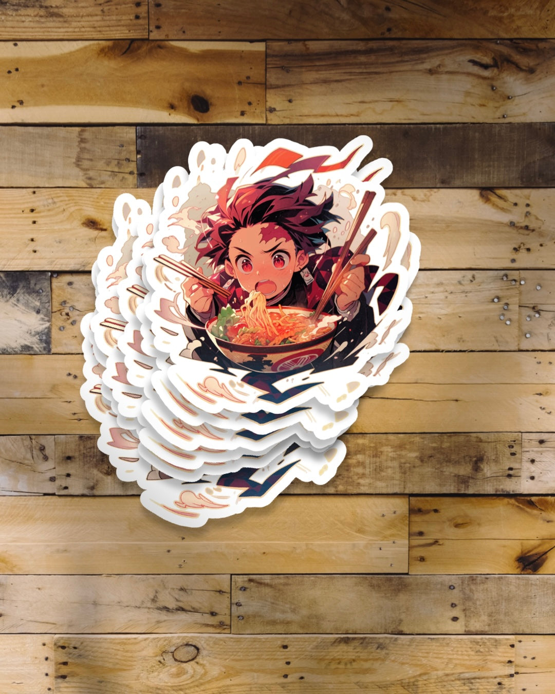 Anime Ramen Character Waterproof Sticker