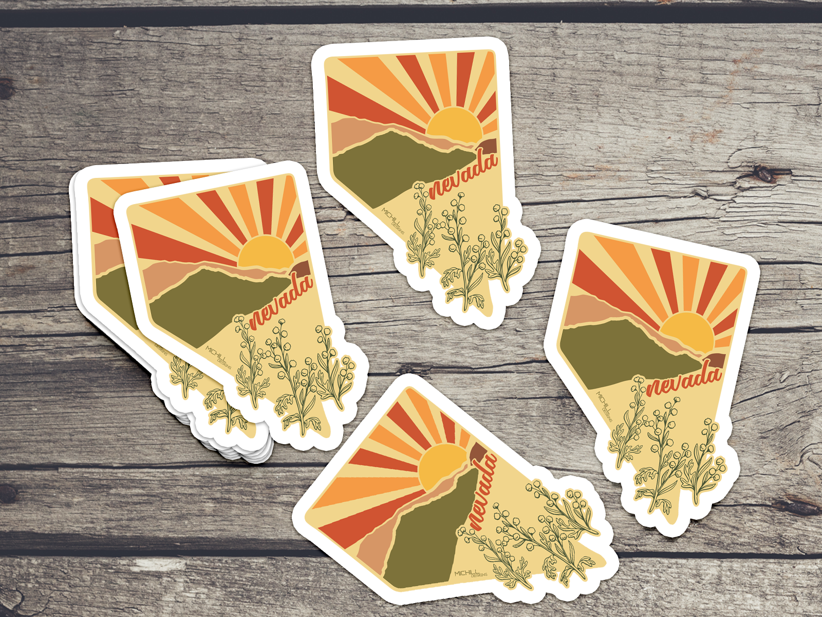 Nevada Sagebrush Sticker